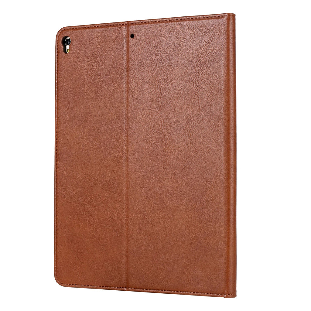 Leather Flip Case for iPad 9.7 (2017-2018), 10.2 (7th/8th Gen), Air 2/3/4, Pro 9.7/10.5/11 - Waterproof, Shockproof, Business Tablet Case