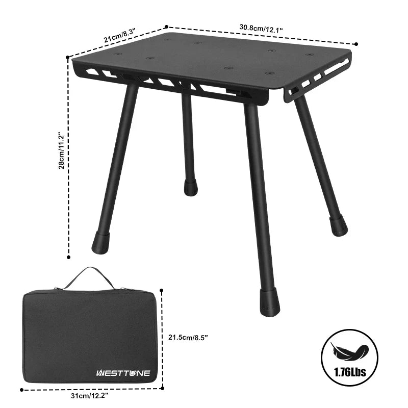 TrekFold Camping Stool | Ultralight & Foldable | Aluminium | Multifunctional