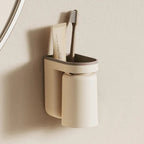 DuoClean 2-in-1 Wall Mount for Toothbrush and Cup – Clever Storage Without Drilling