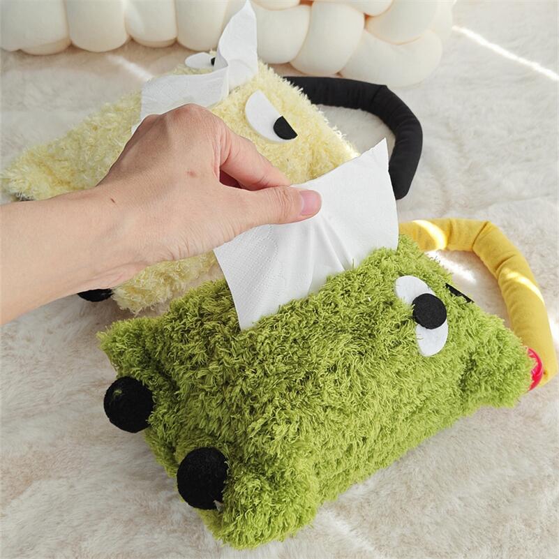 Fluffy Face Tissue Holder