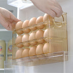 Automatic Flip Egg Storage Rack