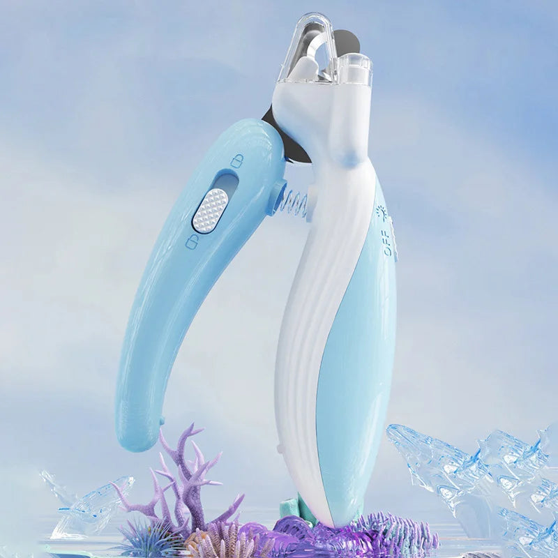 Claw cutter with LED light & safety lock