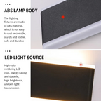 Versatile LED Wall Light for Indoor and Outdoor Use