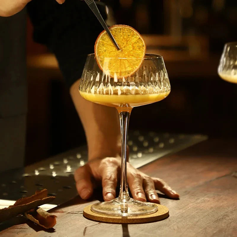 Elegant 2-Piece Cocktail Coupe Set
