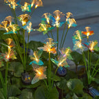SolaraGlow Butterfly Light | Solar Powered & Color Changing | Weatherproof | 72 cm Height