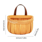 French Market Handcrafted Wooden Basket