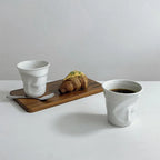 Realistic Ceramic Bent Creative Mug