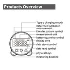High Precision LCD Display Rechargeable Digital Ruler