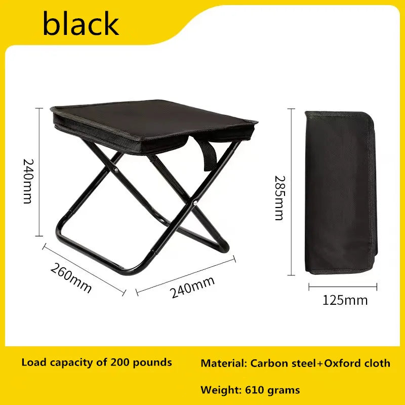 Campurio Folding Chair | Ultralight & Sturdy | For Camping & Outdoor | 900g Aluminum