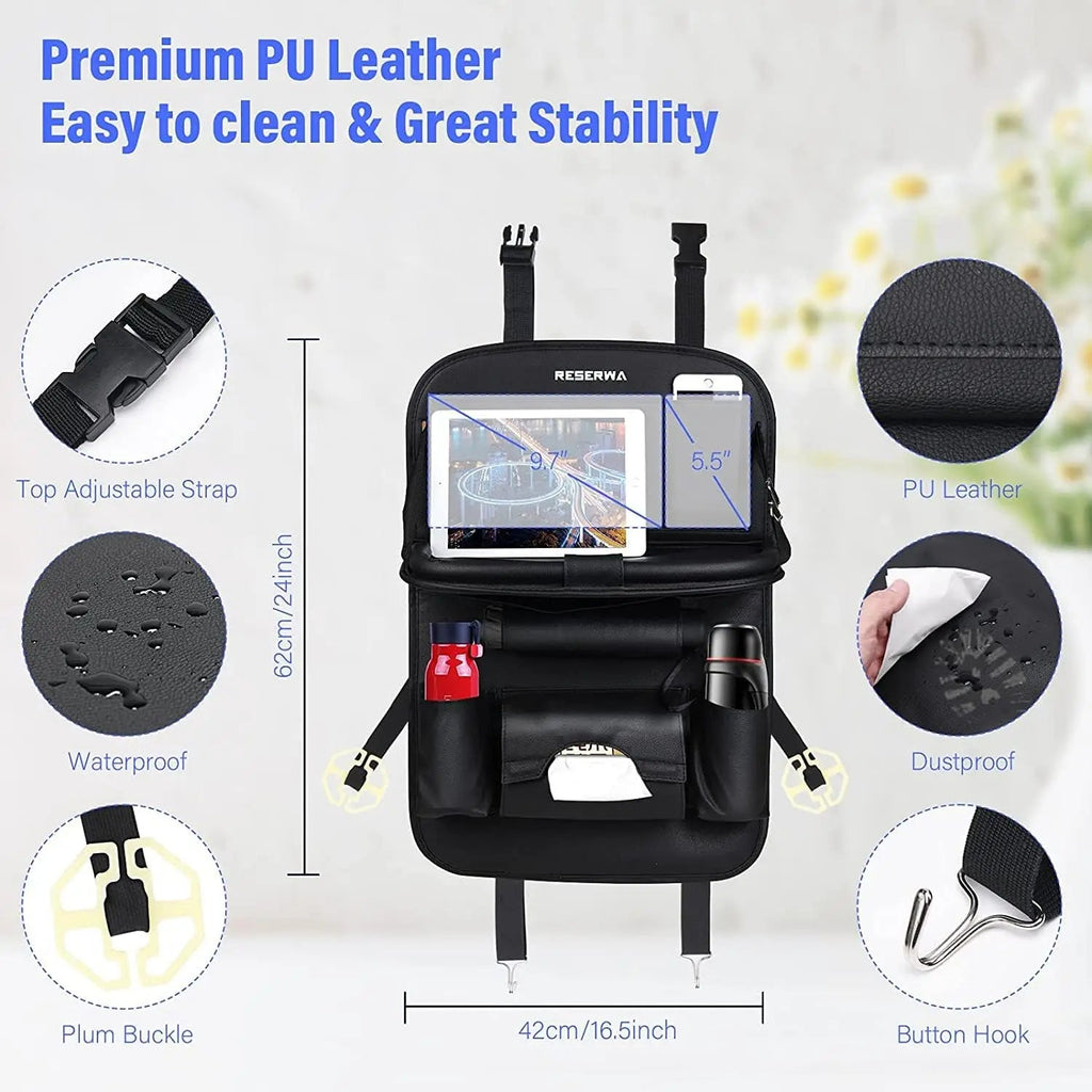 Multifunctional Car Seat Back Organizer