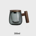 Ultramodern Glass Tea Cup with Filter and Lid