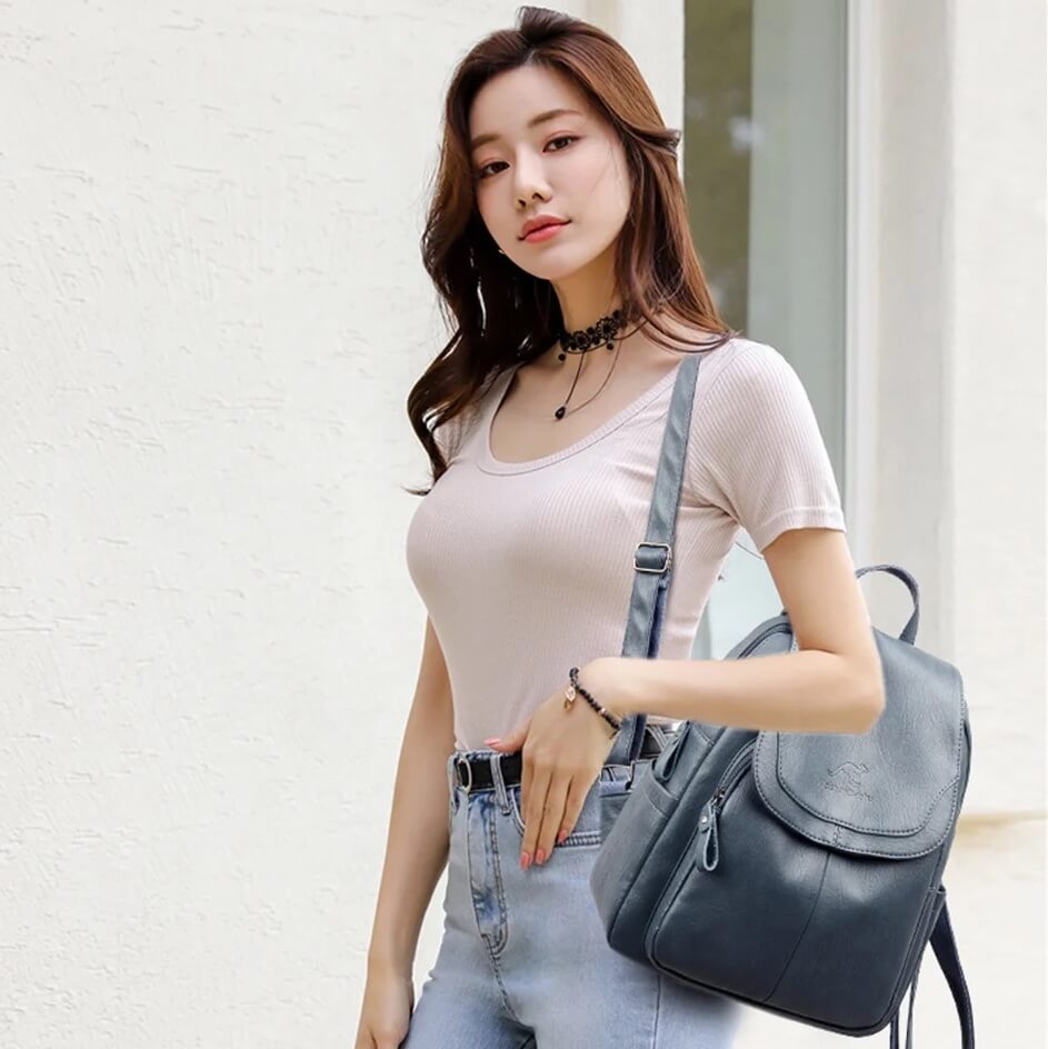 Leather Backpack for Women