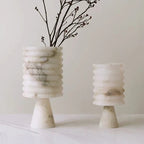 White Onyx Flower Vase