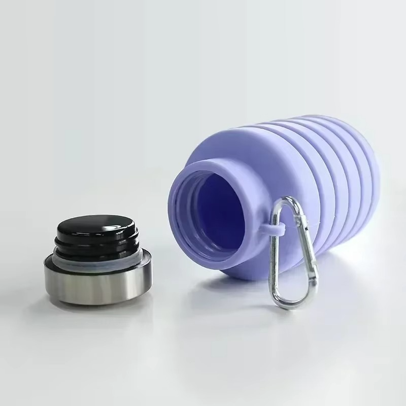 Collapsible Silicone Water Bottle – Portable Folding Travel & Sports Bottle Cup