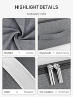 Large capacity & viewing window for bed linen