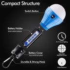 LumaTrail Outdoor Lamp | 3 Light Modes | Compact & Stable | Carabiner Attachment