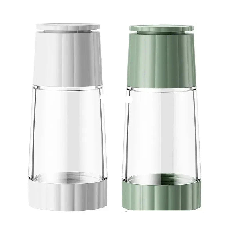 Stylish pepper mill with elegant twist