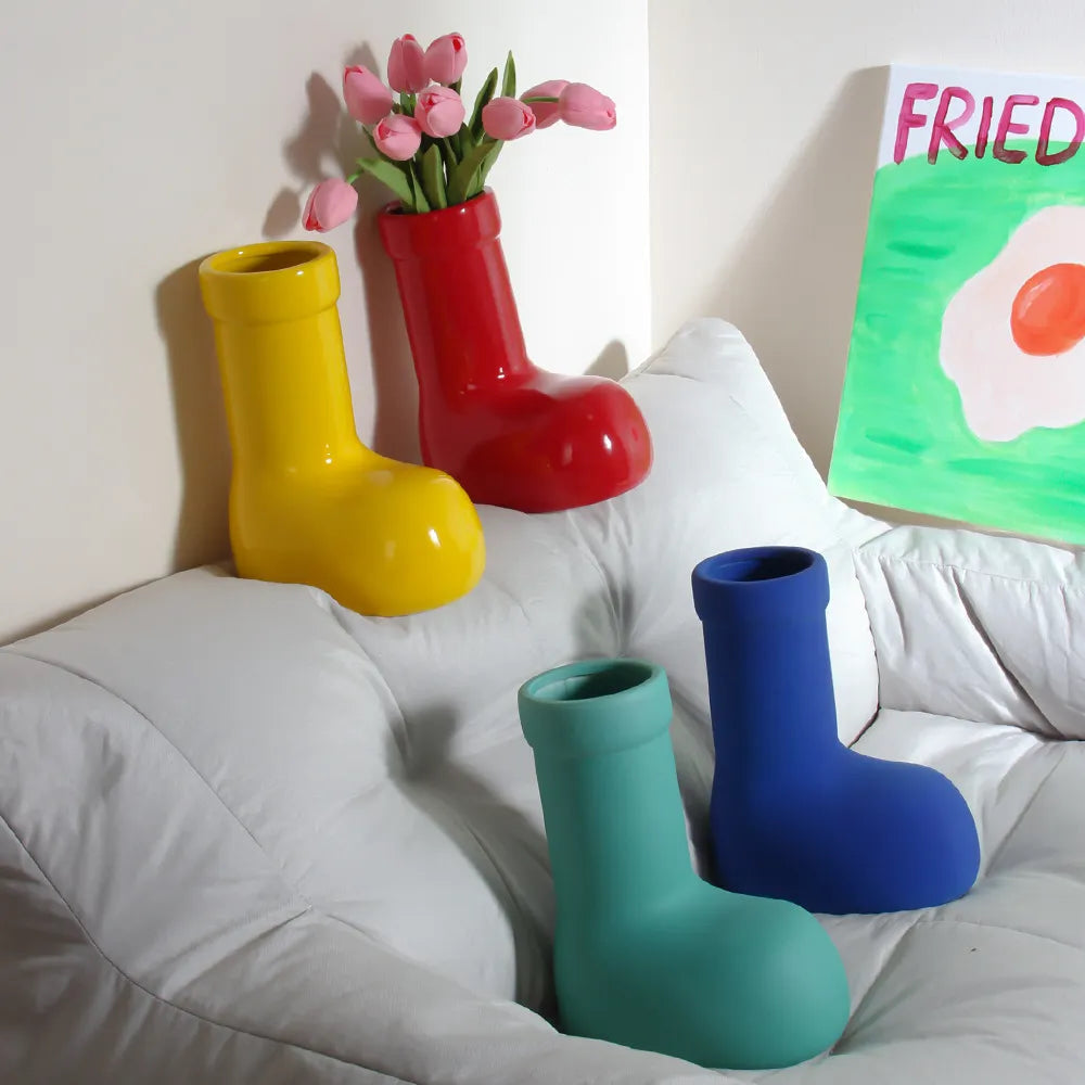 Ankle Boots Vase