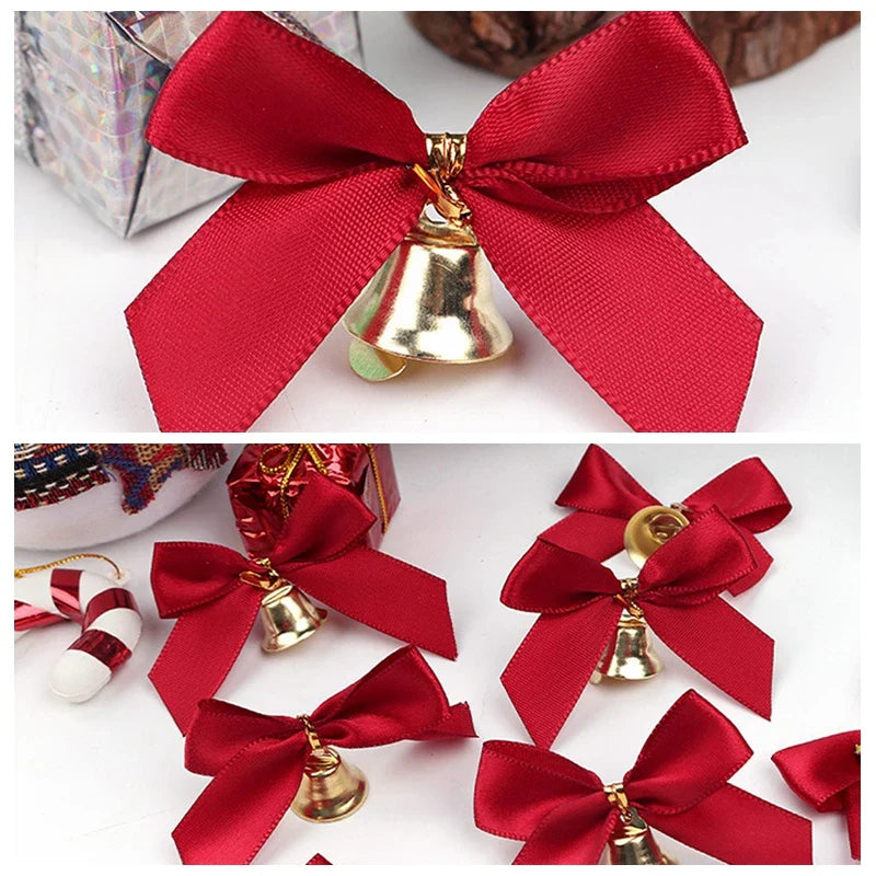 KerstKlink | Elegant Bow with Bells for Decoration