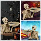 SkullServe | Skull Decor Tray made of Resin | Gothic & Halloween Accent | Versatile Use