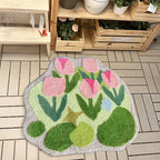 Colorful Tufted Tulip Rug
