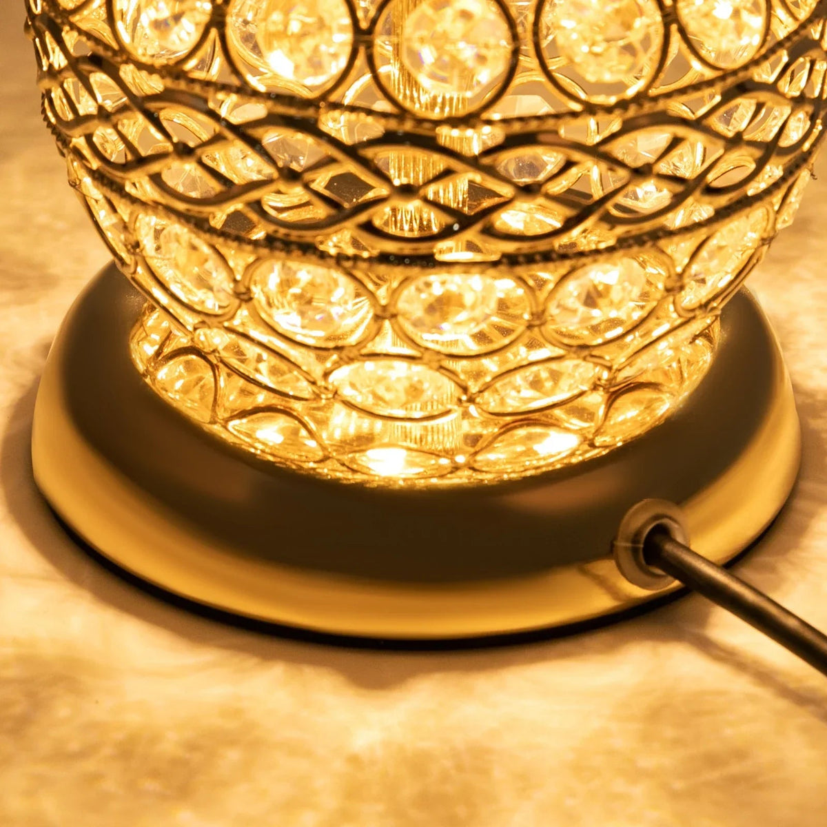 Modern Crystal Luxury Decorative Nightstand Lamp
