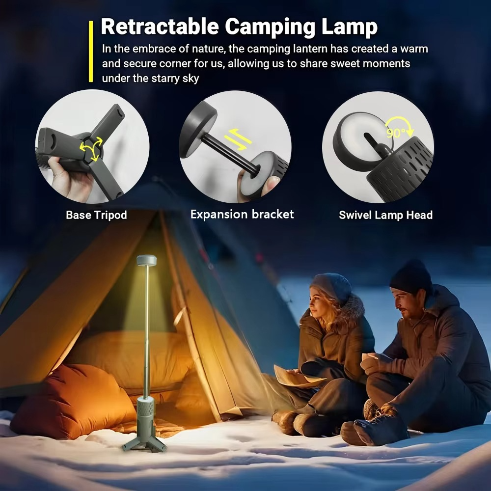 Multi-Function LED Camping Lantern & Tripod Stand