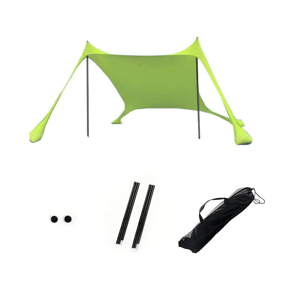 Solaviva Beach Tent with UV Protection UPF50+ | Windproof & Waterproof | For 3–4 People | 200×200×170 cm