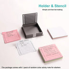 Template Sticky Note Organizer