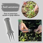 Aergrow Hand-Aerator made of Plastic | Compact & Effective | 14.7 × 5 cm | For Lawns, Beds & Plant Areas
