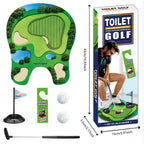 Toilet Golf Set | Funny Mini Golf Game for the Bathroom | Perfect Gift for Men | Golfinity