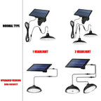 Solivara Solar Chandelier | With Sensor & Remote Control | IP65 | Warm/Cold White | 10h Runtime