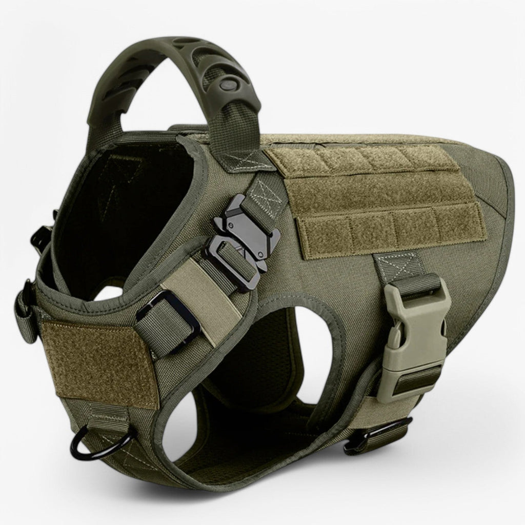 KrachtGrip Dog Harness – Adjustable Tactical Harness for Training & Walks