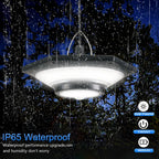 SolarHalo | 228 LED Solar Ceiling Lamp | 360° Light Angle | With Remote Control & Motion Sensor | 4400mAh Battery