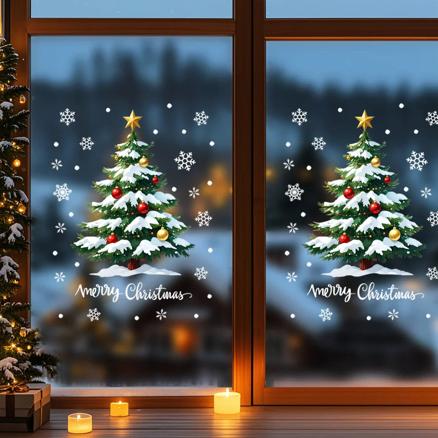Merry Glow 3D Christmas Tree Sticker