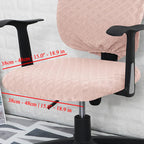 Spandex elastic office chair cover Jacquard seat covers pineapple mesh fleece protective cover elastic computer seat protector