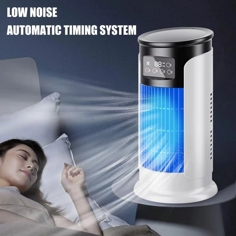 Portable Air Conditioner Fan with Timer and 10 oz Water Tank for Quiet Room Cooling
