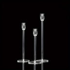 LumenAcry Acrylic Candle Holder Set (3-piece)