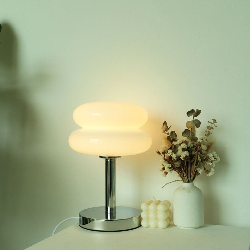 Macaron Glass Retro-Modern Dimming Lamp