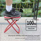 Space-Saving Lightweight Stainless Steel Foldable Stool