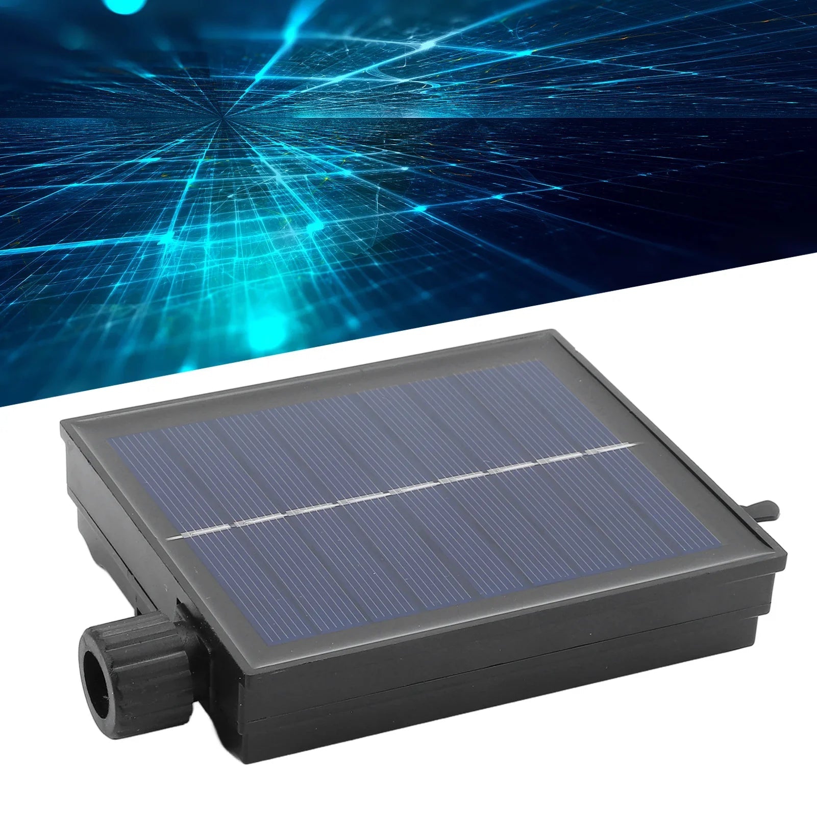 SolviaLux Solar Control Box for Fairy Lights | With Remote Control & 8 Modes | Dimmable & Waterproof IP65