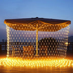 LED Net String Lights Luminet | 96–320 LEDs | Warm White, White & Colorful | 8 Lighting Modes | 220V EU Plug | For Christmas, Wedding & Garden