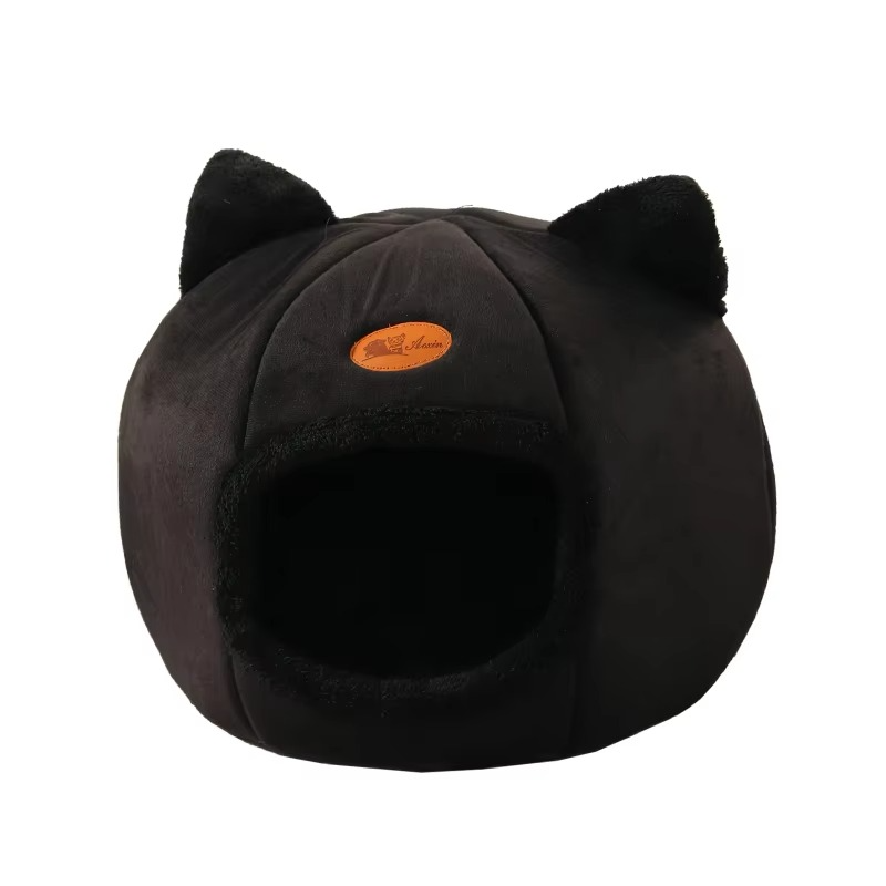 Cozy Cave Winter Cat & Small Dog Bed