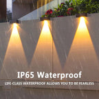 Lumora LED Solar Wall Light Outdoor | 3 Light Modes | IP65 Waterproof | Garden, Balcony & Fence Lighting Without Wires