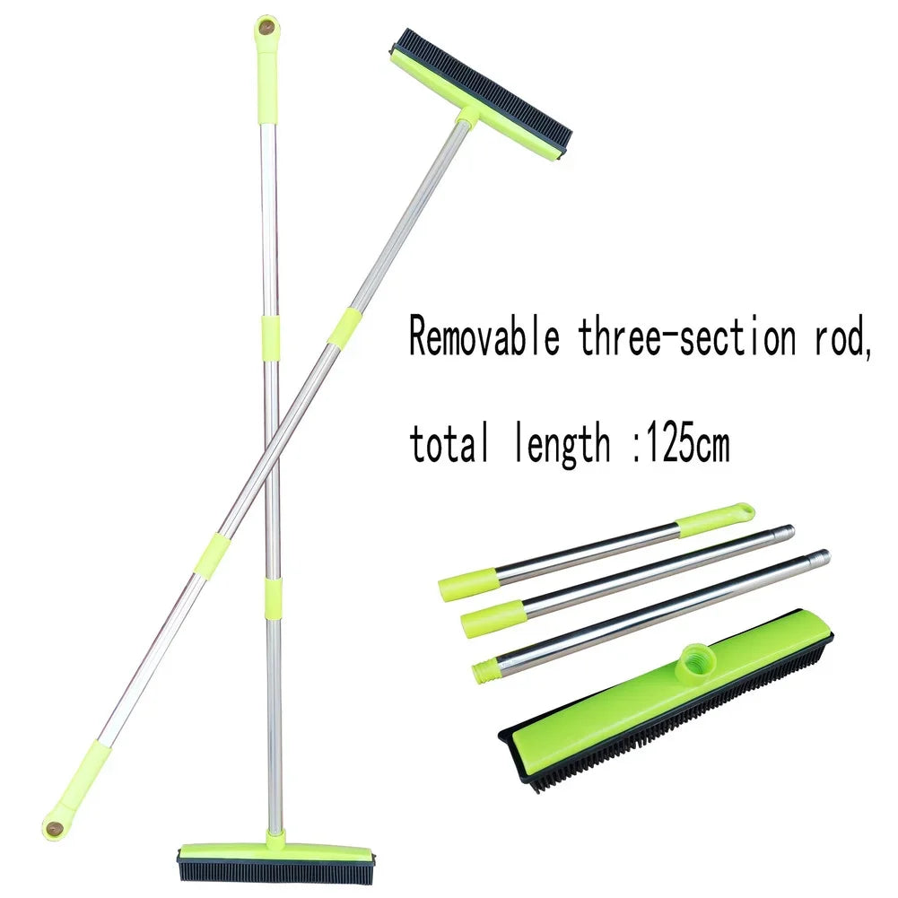Hair Catcher Telescopic Pet Carpet Sweeping Broom