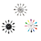 Kitchen wall clock that draws attention