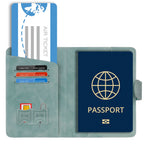 SafePort Passport Holder | RFID Protection | Elegant Leather Look | Compact for Men & Women