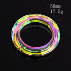 Crystal Suncatcher LumiRing 50 | Ø 50 cm | Glass Prism for Windows, Garden & Decor | Rainbow Catcher for Light Plays