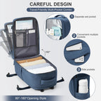 Travel Backpack Travomate | Waterproof & Versatile | 15.6" Laptop Compartment | Large Capacity with Wet-Dry Separation