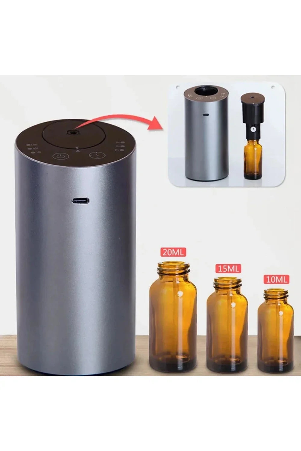 Modern metallic aroma diffuser